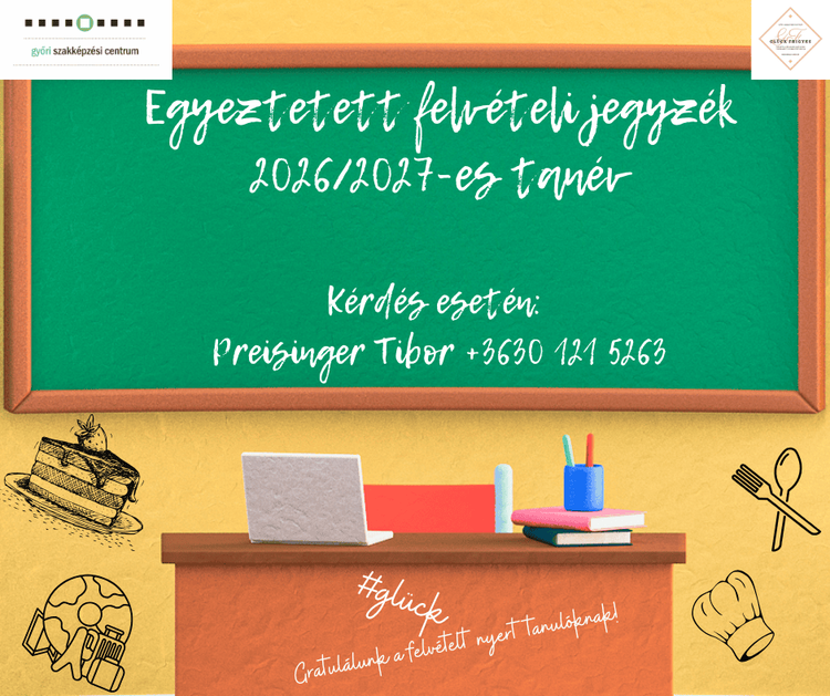 Egyeztetett felvételi jegyzék